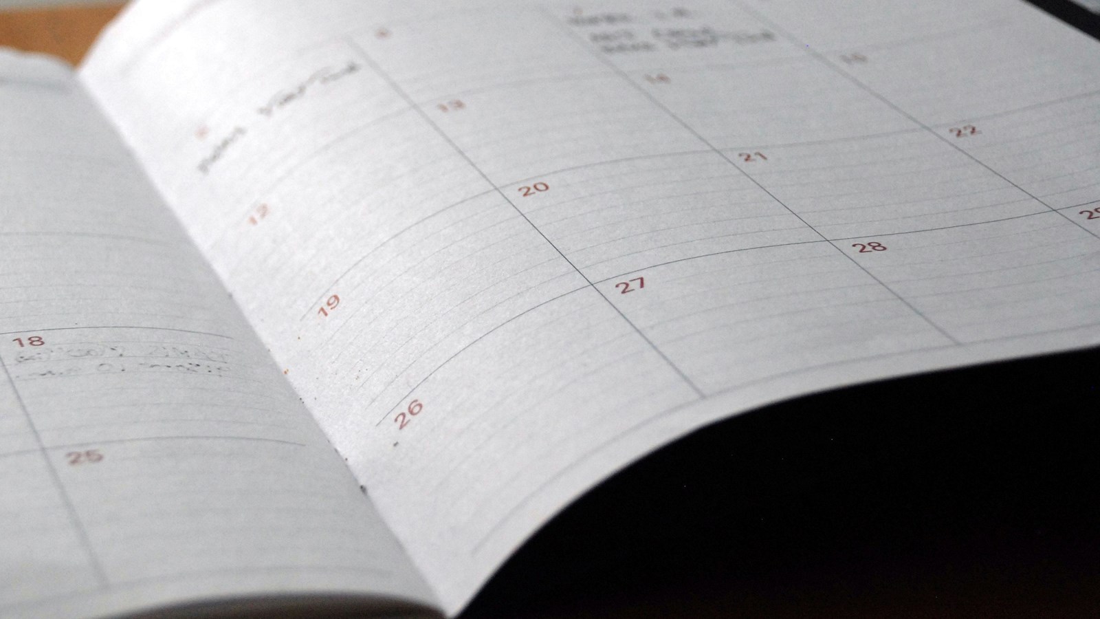 Important Dates to Remember