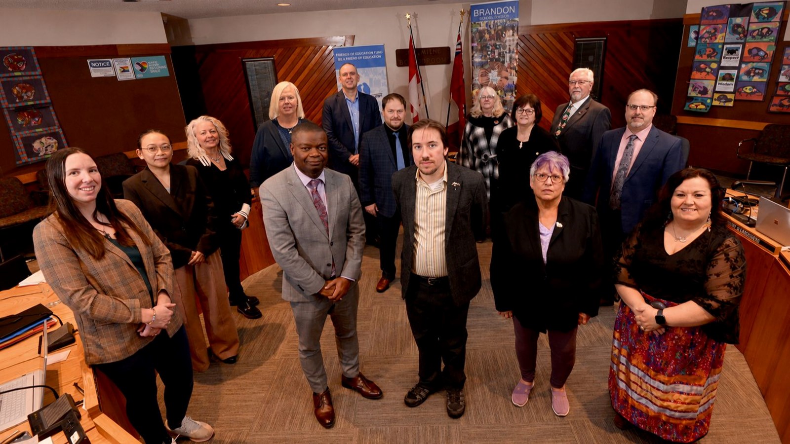 Brandon School Division Board of Trustees and Senior Administration 